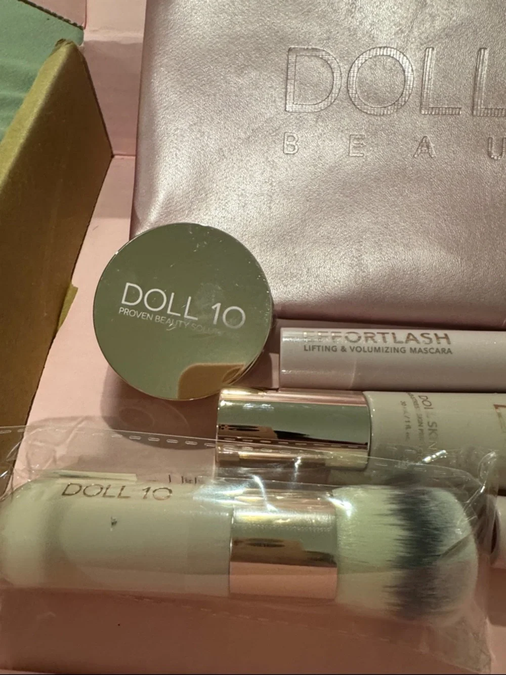 Doll 10 Women's 6 Piece Foundation, Blush, Brush, Lipstick, Mascara and Con